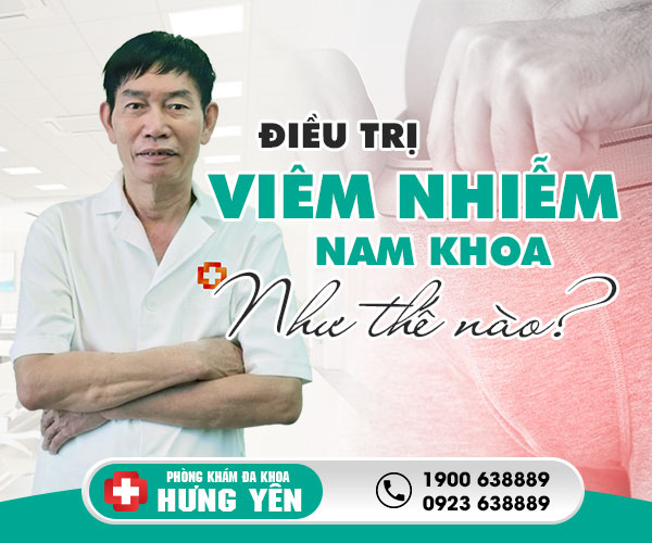 Điều trị viêm nhiễm nam khoa như thế nào?