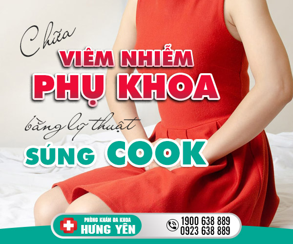 Chữa viêm nhiễm phụ khoa bằng kỹ thuật súng cook