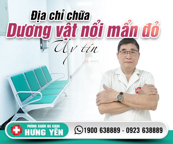 Địa chỉ chữa dương vật nổi mẩn đỏ