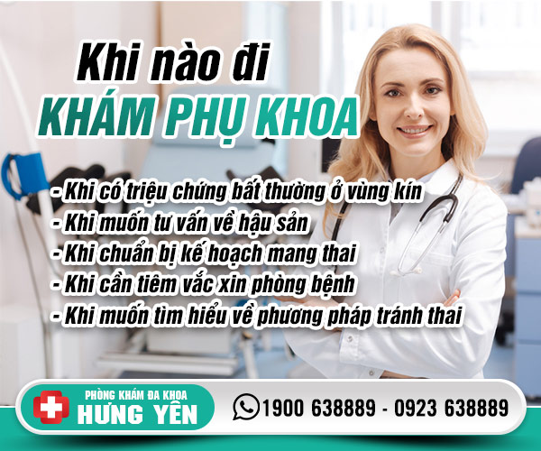 Khi nào đi khám phụ khoa