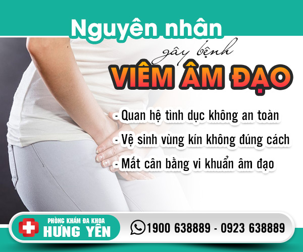 Nguyên nhân gây bệnh viêm âm đạo