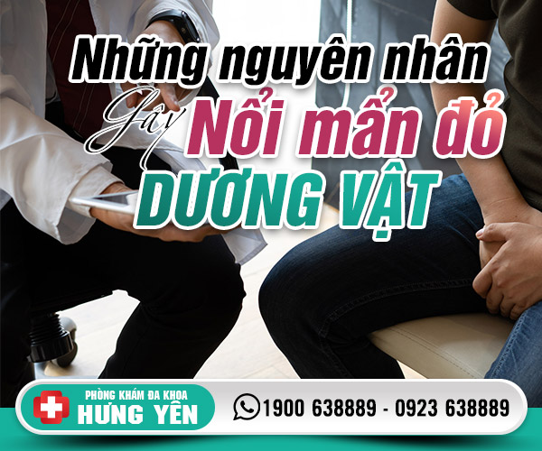 Nguyên nhân dương vật nổi mẩn đỏ