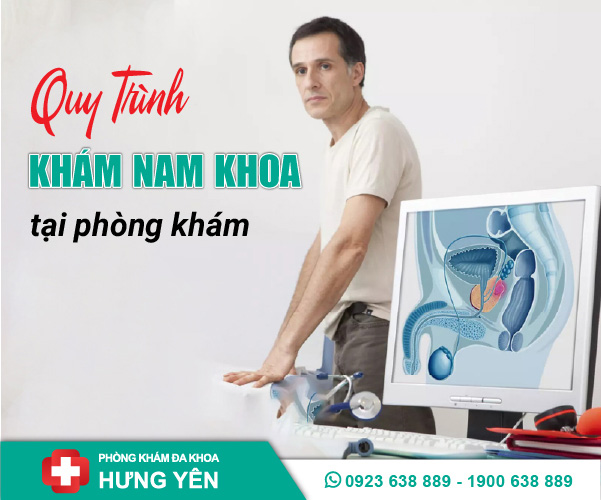 Quy trình khám nam khoa tại phòng khám