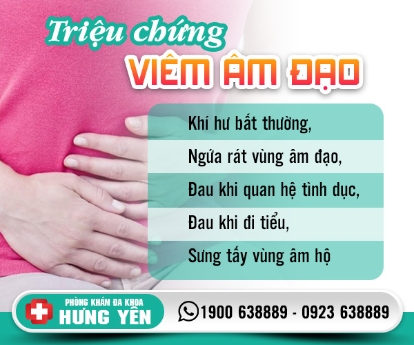 Triệu chứng của bệnh viêm âm đạo