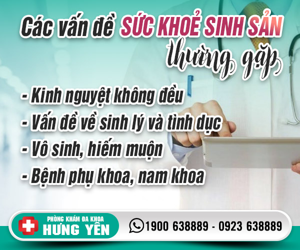 Các vấn đề sức khỏe sinh sản thường gặp