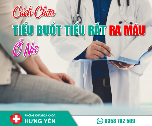 Cách chữa tiểu buốt tiểu rắt ra máu ở nữ