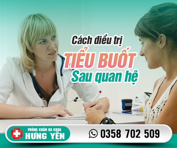 Cách điều trị tiểu buốt sau khi quan hệ