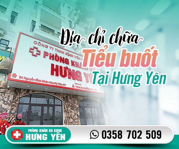 Địa chỉ chữa tiểu buốt ở hưng yên