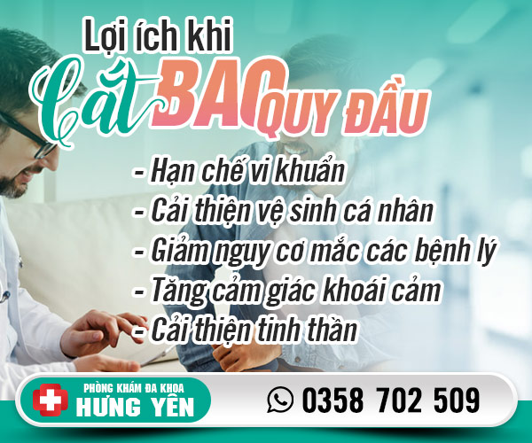 Lợi ích khi cắt bao quy đầu