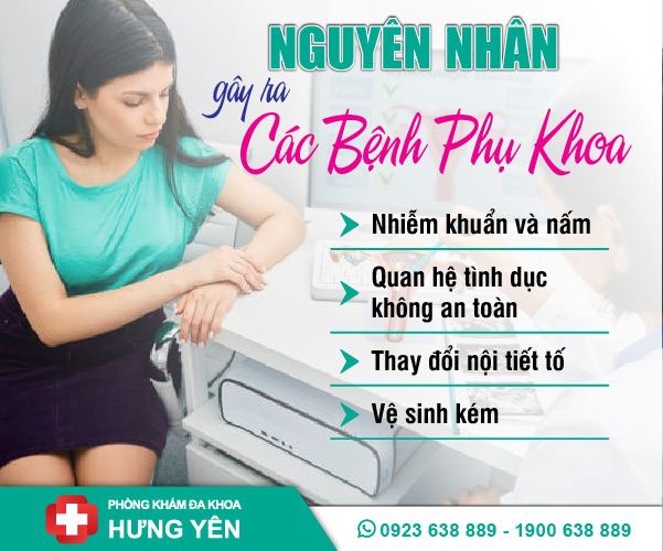 Nguyên nhân gây ra các bệnh phụ khoa