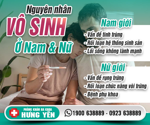 Nguyên nhân vô sinh ở nam và nữ