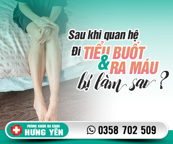 Sau khi quan hệ đi tiểu buốt và ra máu bị làm sao