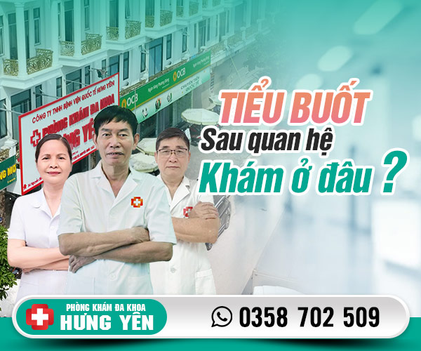 Tiểu buốt sau khi quan hệ khám ở đâu