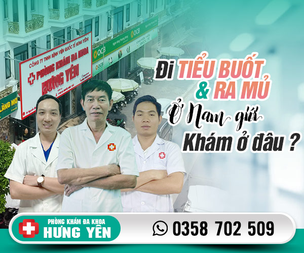 Đi tiểu buốt và ra mủ ở nam giới khám ở đâu