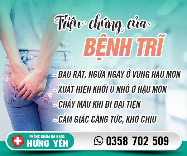 Triệu chứng của bệnh trĩ