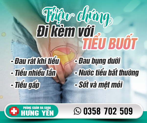 Triệu chứng đi kèm tiểu buốt