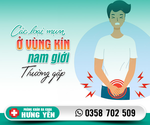 Các loại mụn thường mọc ở vùng kín nam