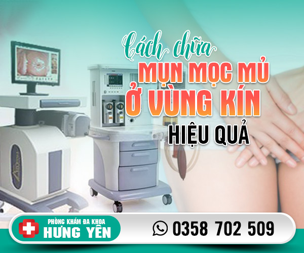 Cách chữa mọc mụn mủ ở vùng kín