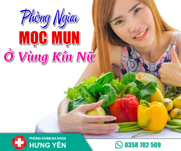 Phòng ngừa mọc mụn ở vùng kín nữ