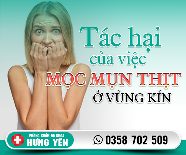 Tác hại của mọc mụn thịt ở vùng kín