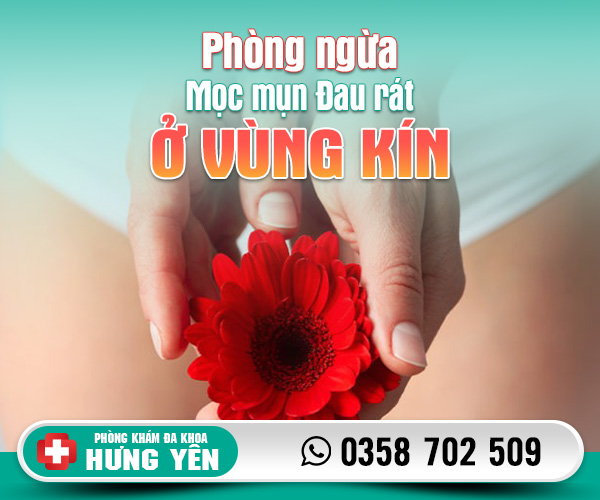 Phòng ngừa mọc mụn đau rát ở vùng kín