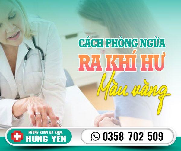 Cách phòng ngừa ra khí hư màu vàng