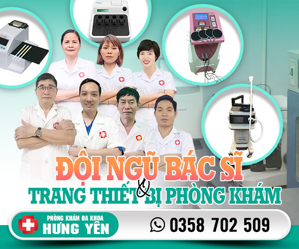 Đội ngũ bác sĩ và trang thiết bị tại phòng khám