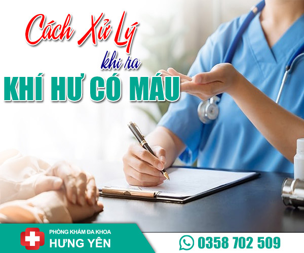 Cách xử lý khi ra khí hư có máu