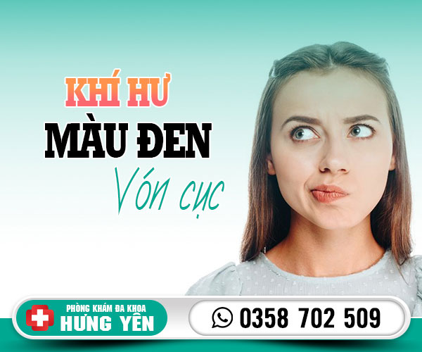 Khí hư màu đen vón cục