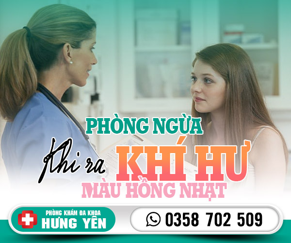 Phòng ngừa ra khí hư màu hồng nhạt