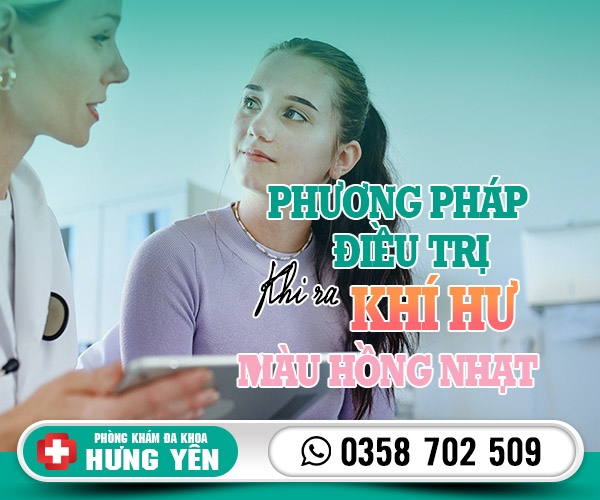 Phương pháp điều trị khi ra khí hư màu hồng nhạt