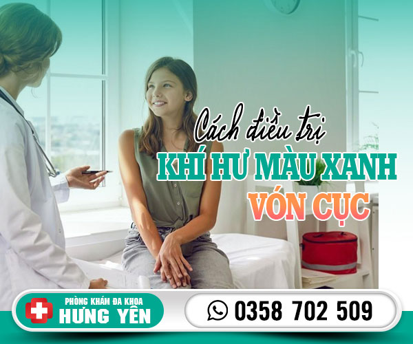 Cách điều trị khí hư màu xanh vón cục