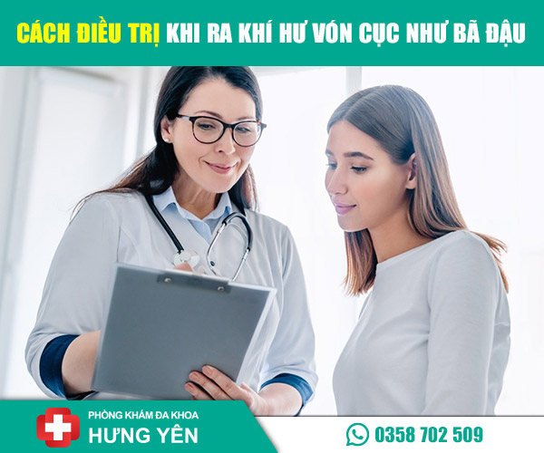 Cách điều trị ra khí hư vón cục như bã đậu