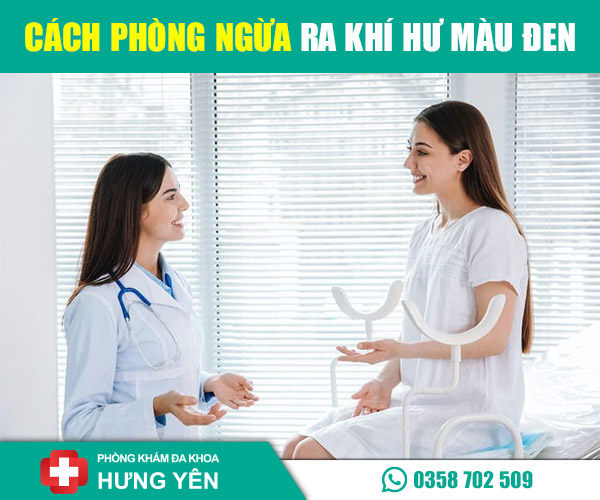 Cách phòng ngừa khí hư ra màu đen