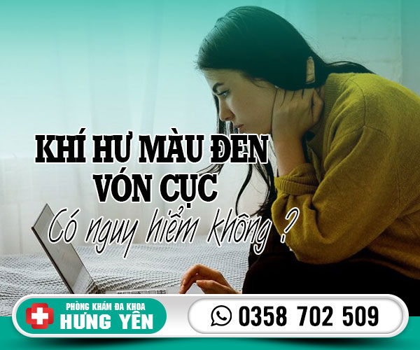 Khí hư màu đen vón cục có nguy hiểm không