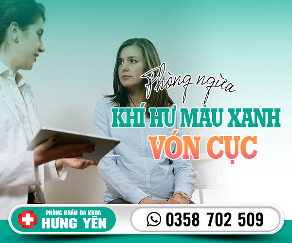 Phòng ngừa khí hư màu xanh vón cục