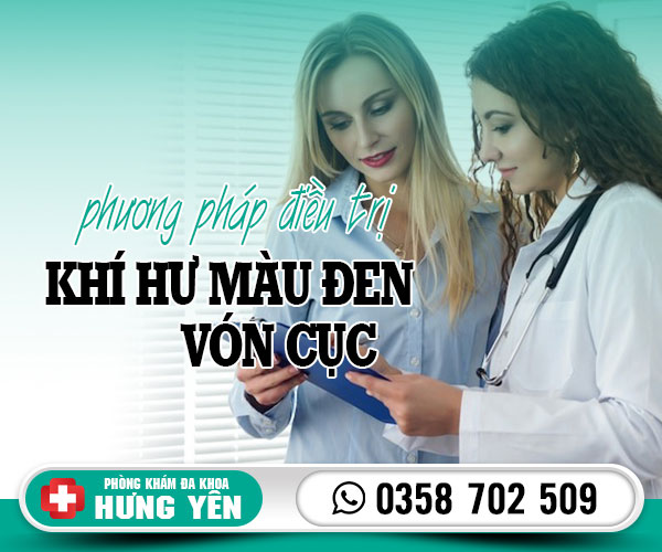 Phương pháp điều trị khí hư màu đen vón cục