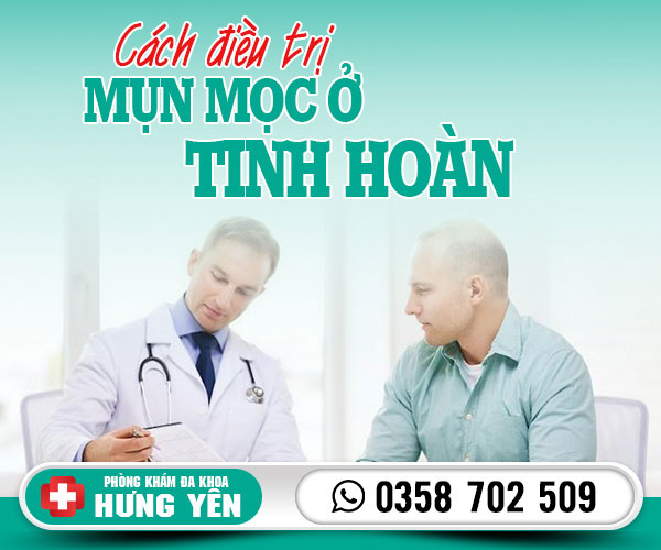 Cách điều trị mụn mọc ở tinh hoàn