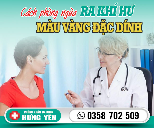 Cách phòng ngừa ra khí hư màu vàng đặc dính