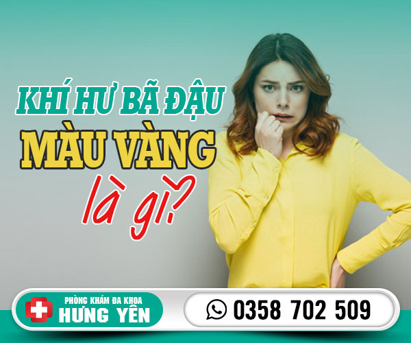 Khí hư bã đậu màu vàng là gì