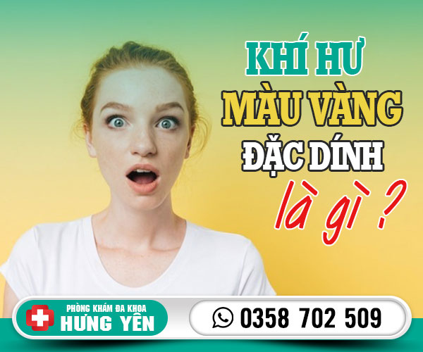 Khí hư màu vàng đặc dính là gì?