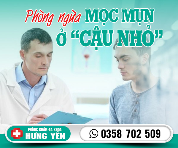 Phòng ngừa mọc mụn ở cậu nhỏ