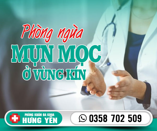 Phòng ngừa mụn mọc ở vùng kín