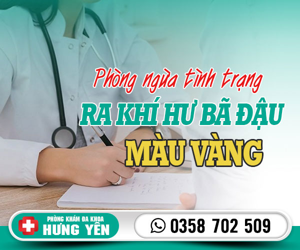 Phòng ngừa tình trạng ra khí hư bã đậu màu vàng