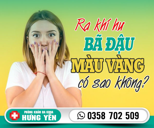 Ra khí hư bã đậu màu vàng có sao không