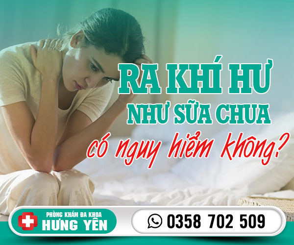 Ra khí hư nhưa sữa chua có nguy hiểm không