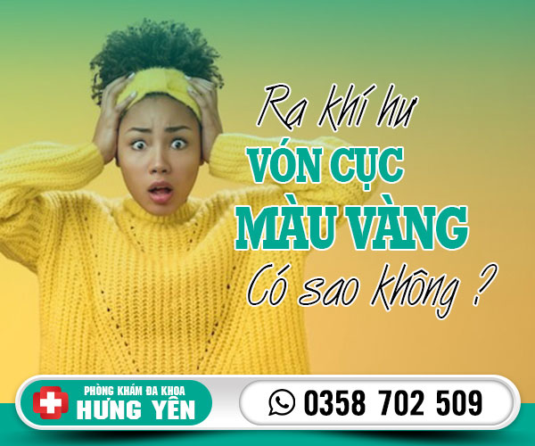 Ra khí hư vón cục màu vàng có sao không?