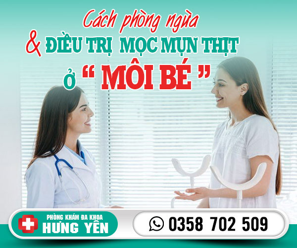 Cách phòng ngừa và điều trị mọc mụn thịt ở môi bé