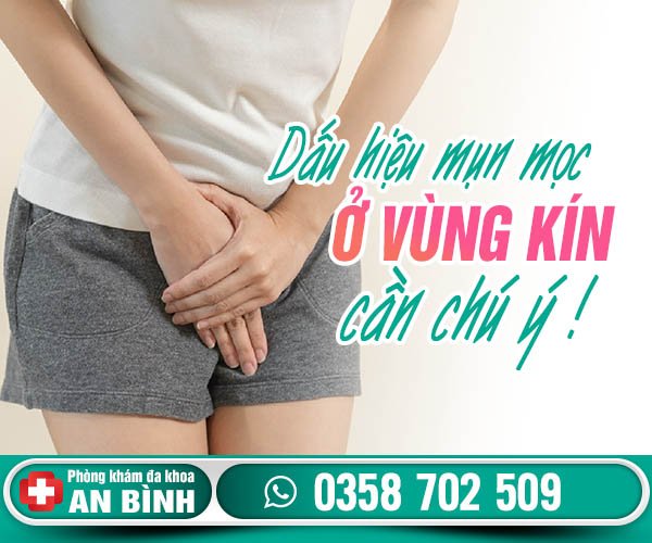 Dấu hiệu mụn mọc ở vùng kín